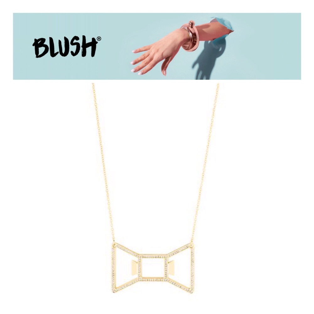 Blush Tie Bottle Opener Pendant Necklace